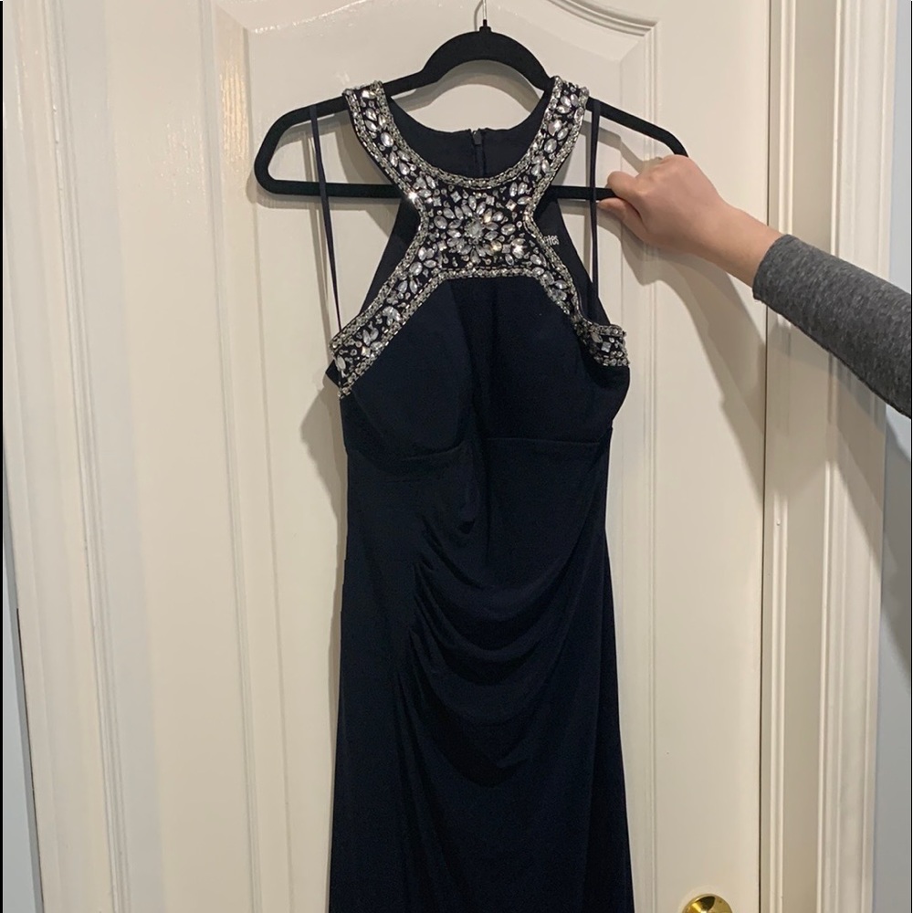BANites long dark blue dress
